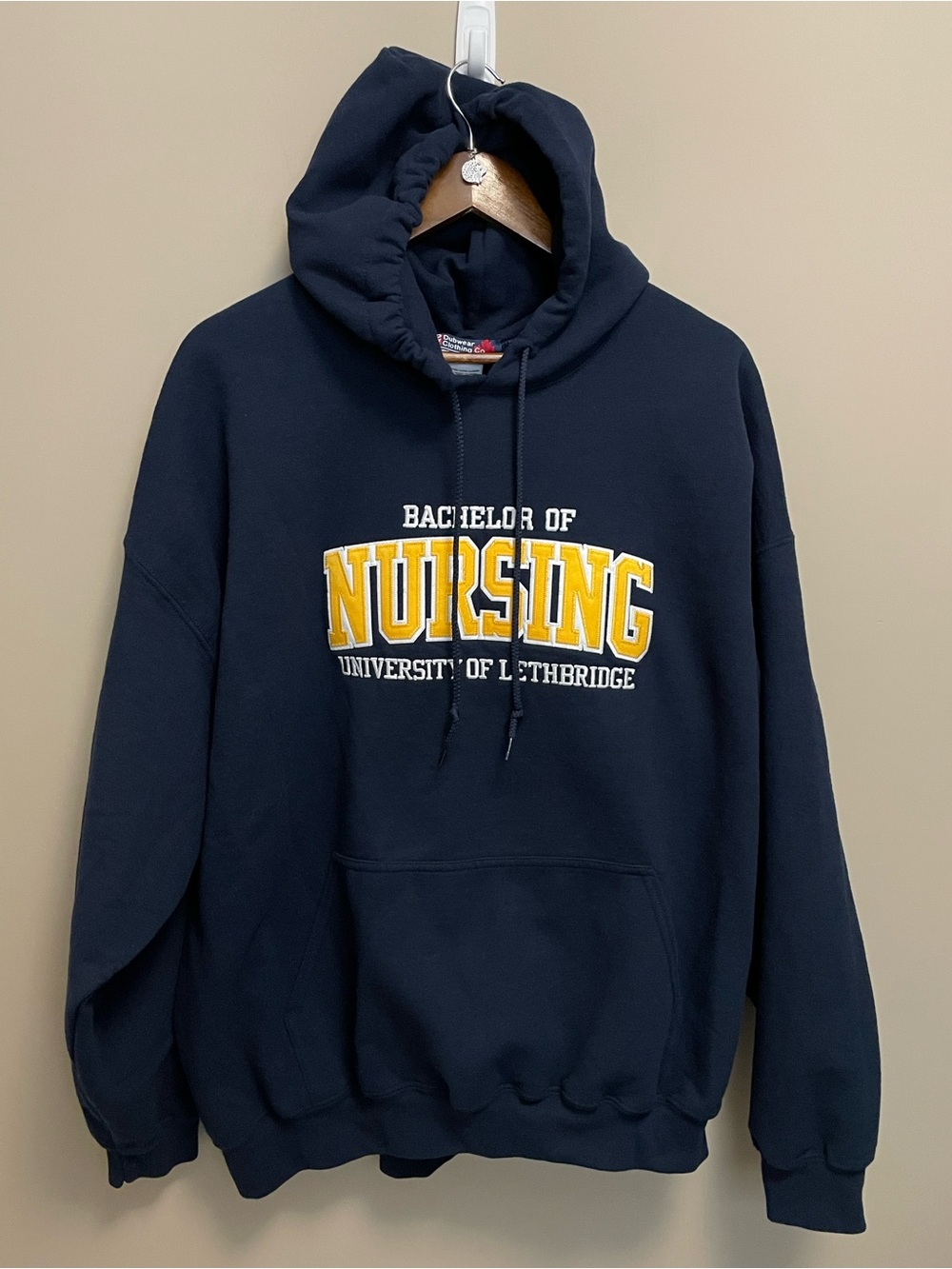 University of Lethbridge Bachelor of Nursing Navy Hoodie Size 2XL